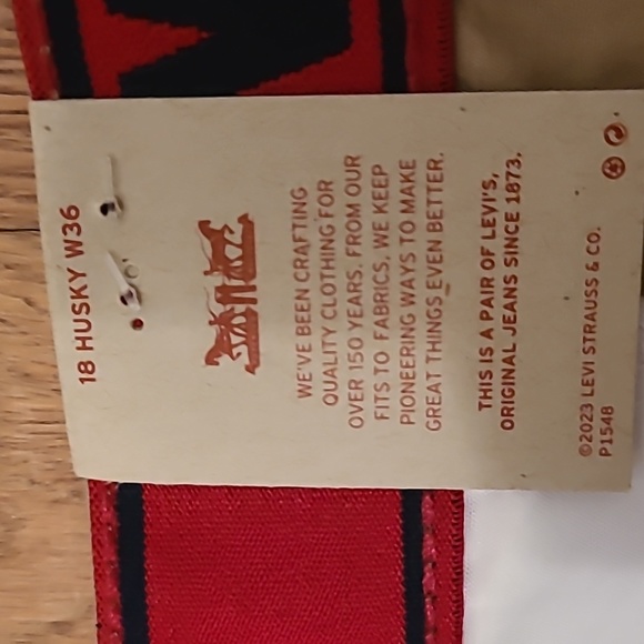 LEVIS YOUTH BOYS KAKHI RELAXED FIT CARGO SHORTS SIZE 18 HUSKY 36W - Picture 8 of 11